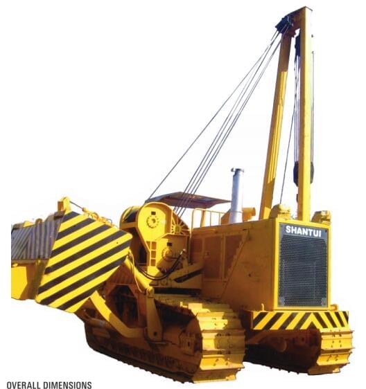 SHANTUI SP70Y Track Sideboom Pipelayer With Lifting capacity of 70 Ton