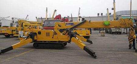 XCMG  spider crane   ZQS75-4 small spider lift truck crane