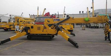 XCMG spider crane  ZQS200-6 small spider lift truck crane
