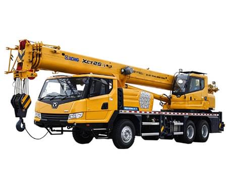 XCMG manufacturer XCT25L4_Y China 25 ton cargo boom crane truck price
