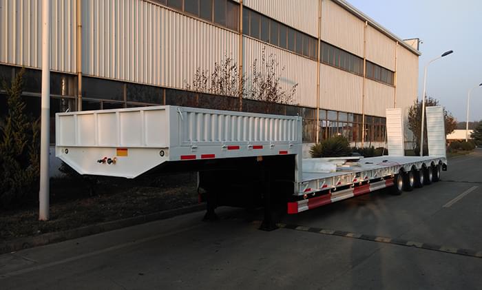 Five-axle Lowbed Semi-trailer/100T Lowbed Trailer